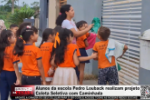 Alunos da escola Pedro Louback realizam projeto Coleta Seletiva com Caminhada &ndash; V&iacute;deo
