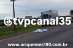 ARIQUEMES: URGENTE &ndash; Pneu da moto ficou cravado no motor do carro &ndash; Motociclista vem a &oacute;bito em colis&atilde;o frontal com auto na BR&ndash;364 sentido Porto Velho &ndash; V&Iacute;DEO