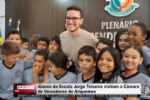 Alunos da Escola Jorge Teixeira visitam a C&acirc;mara de Vereadores de Ariquemes &ndash; V&iacute;deo
