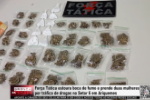 For&ccedil;a T&aacute;tica estoura boca de fumo e prende duas mulheres por tr&aacute;fico de drogas no Setor 6 em Ariquemes &ndash; LIVE: ESTAMOS NO AR! PROGRAMA BRONCA DA PESADA