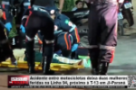 Acidente entre motocicletas deixa duas mulheres feridas na Linha 94, pr&oacute;ximo &agrave; T 13 em Ji Paran&aacute; &ndash; V&iacute;deo