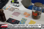 For&ccedil;a T&aacute;tica apreende 250 comprimidos de ECSTASY e outras drogas em Ariquemes &ndash; LIVE: ESTAMOS NO AR! PROGRAMA BRONCA DA PESADA