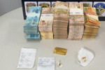 FLAGRANTE: Garimpeiro &eacute; preso com barra de ouro e R$ 245 mil em dinheiro