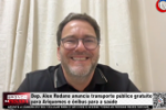 Entrevista com Dep. Alex Redano que anuncia transporte p&uacute;blico gratuito para Ariquemes e &ocirc;nibus para a sa&uacute;de &ndash; V&iacute;deo