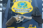 PRF em Rond&ocirc;nia prende motorista por posse irregular de arma de fogo em Vilhena