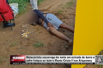 Motociclista escorrega em estrada de barro e fratura&ndash;se no bairro Monte Cristo II, em Ariquemes &ndash; V&iacute;deo