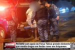 PATAMO com apoio da For&ccedil;a T&aacute;tica prende elemento que vendia drogas em festas raves em Ariquemes &ndash; LIVE: ESTAMOS NO AR! PROGRAMA BRONCA DA PESADA