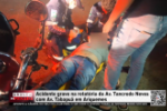 Acidente grave na rotat&oacute;ria da Av.Tancredo Neves com Av.Tabapu&atilde; em Ariquemes &ndash; V&iacute;deo