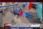 TR&Aacute;GICO V&iacute;deo mostra acidente que deixou pai morto e filha ferida em Porto Velho &ndash; V&iacute;deo