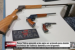 For&ccedil;a T&aacute;tica apreende arma ap&oacute;s ser acionada para atender ocorr&ecirc;ncia de viol&ecirc;ncia dom&eacute;stica em Ariquemes &ndash; LIVE: ESTAMOS NO AR! PROGRAMA BRONCA DA PESADA