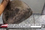 Padrasto agride enteada com cabo de enxada durante discuss&atilde;o em Ji&ndash;Paran&aacute; &ndash; V&iacute;deo