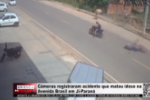 C&acirc;meras registraram acidente que matou idoso na Av. Brasil em Ji&ndash; Paran&aacute; &ndash; V&iacute;deo