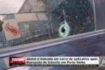 Jovem &eacute; baleada em carro ap&oacute;s discuss&atilde;o de tr&acirc;nsito em Porto Velho &ndash; V&iacute;deo