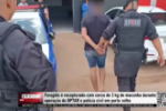 Foragido &eacute; recapturado com cerca de 3 kg de maconha durante opera&ccedil;&atilde;o do BPTAR e Pol&iacute;cia Civil em Porto Velho &ndash; V&iacute;deo