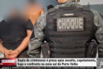 Dupla de criminosos &eacute; presa ap&oacute;s assalto, capotamento, fuga e confronto na zona sul de Porto Velho &ndash; LIVE: ESTAMOS NO AR! PROGRAMA BRONCA DA PESADA