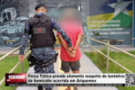 For&ccedil;a T&aacute;tica prende elemento suspeito de tentativa de homic&iacute;dio ocorrida em Ariquemes &ndash; LIVE: ESTAMOS NO AR! PROGRAMA BRONCA DA PESADA