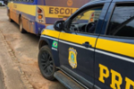 Motorista de transporte escolar foge de abordagem da PRF deixando para tr&aacute;s &ocirc;nibus com alunos a bordo, em Vilhena