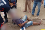 Idoso sofre corte na nuca ap&oacute;s cair e bater a cabe&ccedil;a em engate de carro na Av.Tucano Setor 09 em Ariquemes &ndash; V&iacute;deo