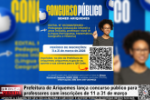 Prefeitura de Ariquemes lan&ccedil;a concurso p&uacute;blico para professores com inscri&ccedil;&otilde;es de 11 a 31 de mar&ccedil;o &ndash; V&iacute;deo