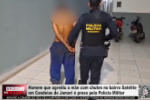 Homem que agrediu a m&atilde;e com chutes no bairro Sat&eacute;lite em Candeias do Jamari &eacute; preso pela Pol&iacute;cia Militar &ndash; V&iacute;deo