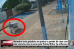 Malandro furta geladeira ao quebrar a parede da casa com uma marreta mas &eacute; preso pela PM de Ji&ndash;Paran&aacute; &ndash; V&iacute;deo