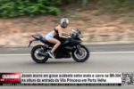 Jovem morre em grave acidente entre moto e carro na BR 364 na altura da entrada da Vila Princesa em Porto Velho &ndash; V&iacute;deo