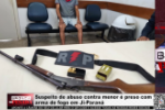 Suspeito de abuso contra menor &eacute; preso com arma de fogo em Ji&ndash;Paran&aacute; &ndash; V&iacute;deo