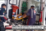 SAMU e PRF s&atilde;o acionados na RO 421 km 17 para socorrer ciclista ap&oacute;s colis&atilde;o com caminhonete &ndash; V&iacute;deo