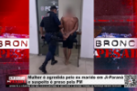 Mulher &eacute; agredida pelo ex marido em Ji&ndash;Paran&aacute; e suspeito &eacute; preso pela PM &ndash; V&iacute;deo
