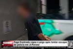 Fuga frustrada rapaz &eacute; pego ap&oacute;s tentar escapar da pol&iacute;cia em Ji&ndash;Paran&aacute; &ndash; V&iacute;deo