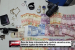 Boca de fumo &eacute; desmantelada e pol&iacute;cia encontra arma, dinheiro e galos de rinha em Ji&ndash;Paran&aacute; &ndash; V&iacute;deo