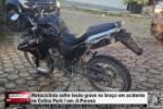 Motociclista sofre les&atilde;o grave no bra&ccedil;o em acidente no Colina Park I em Ji&ndash;Paran&aacute; &ndash; V&iacute;deo
