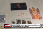 Suspeito &eacute; detido com drogas durante patrulhamento no Bosque dos Ip&ecirc;s em Ji&ndash;Paran&aacute; &ndash; V&iacute;deo