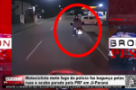 Motociclista mete fuga da pol&iacute;cia faz bagun&ccedil;a pelas ruas e acaba parado pela PRF em Ji&ndash;Paran&aacute; &ndash; V&iacute;deo