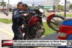 PM recupera motocicleta adulterada em Monte Negro e conduz suspeito por recepta&ccedil;&atilde;o em Ariquemes &ndash; V&iacute;deo