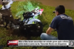 M&atilde;e e filha foram socorridas em estado grave ap&oacute;s colis&atilde;o entre moto e carro na Av. Tancredo Neves em Ariquemes &ndash; V&iacute;deo