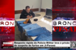 Resposta r&aacute;pida da Pol&iacute;cia Militar leva &agrave; pris&atilde;o de suspeito de furtos em Ji&ndash;Paran&aacute; &ndash; V&iacute;deo