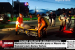 COLIS&Atilde;O VIOLENTA NA BELO HORIZONTE &ndash; Motociclista foi levada para o Heuro de Cacoal com dores fortes &ndash; V&iacute;deo