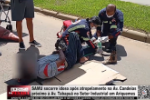SAMU socorre idoso ap&oacute;s atropelamento na Av. Candeias pr&oacute;ximo &agrave; Av. Tabapu&atilde; no Setor Industrial em Ariquemes &ndash; V&iacute;deo