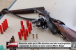 Discuss&atilde;o entre pai e filho termina com interven&ccedil;&atilde;o policial e apreens&atilde;o de armas na zona rural em Monte Negro &ndash; V&iacute;deo