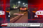 Ciclista idoso morre atropelado por motocicleta na BR 364 em Candeias do Jamari &ndash; V&iacute;deo