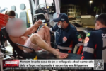 Homem invade casa de ex e esfaqueia atual namorado dela e foge; esfaqueado &eacute; socorrido em Ariquemes &ndash; V&iacute;deo