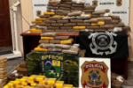 PF, BPFRON e PRF apreendem cerca de 300 kg de drogas em opera&ccedil;&atilde;o no Rio Madeira