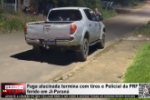 Fuga alucinada termina com tiros e Policial da PRF ferido em Ji&ndash;Paran&aacute; &ndash; V&iacute;deo