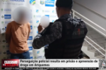 Persegui&ccedil;&atilde;o policial resulta em pris&atilde;o e apreens&atilde;o de droga em Ariquemes &ndash; V&iacute;deo