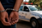 PRESIDENTE M&Eacute;DICI: POL&Iacute;CIA MILITAR CAPTURA FORAGIDO DA JUSTI&Ccedil;A DURANTE ABORDAGEM