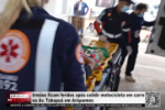  Irm&atilde;os ficam feridos ap&oacute;s colidir motocicleta em carro na Av Tabapu&atilde; em Ariquemes &ndash; V&iacute;deo 