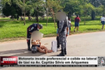 Motoneta invade preferencial e colide na lateral de t&aacute;xi na Av. Capit&atilde;o S&iacute;lvio em Ariquemes &ndash; V&iacute;deo