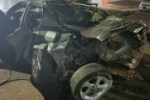 Acidente com Corolla mata dois ocupantes, destr&oacute;i carro e deixa tr&ecirc;s internados