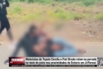 Motoristas de Toyota Corolla e Fiat Strada rolam na porrada no meio da pista nas proximidades  &ndash; V&Iacute;DEO